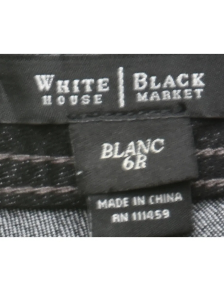 Black Straight Fit Jeans - W31 L34