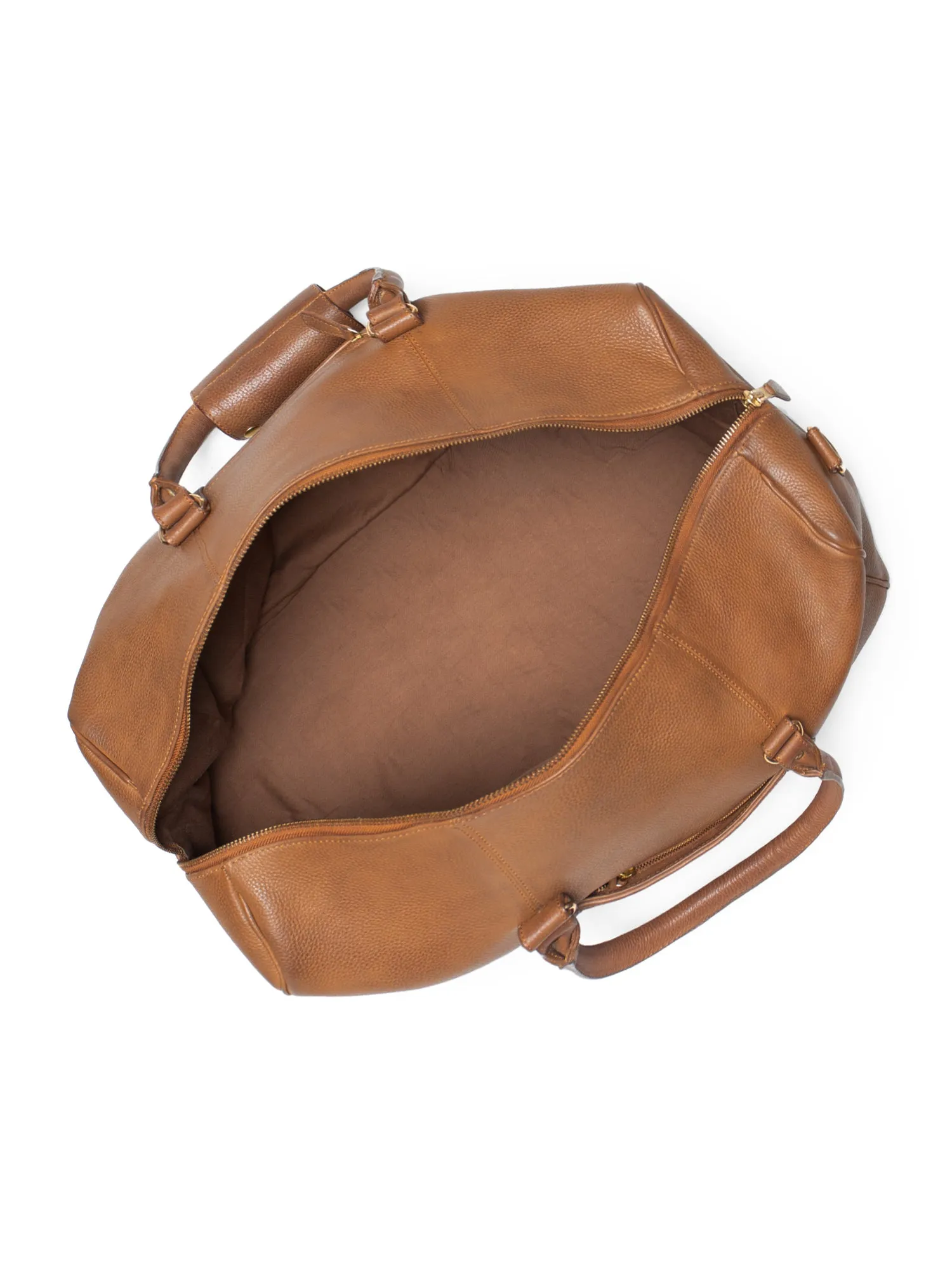 Hodophile Leather Travel Duffel Bag